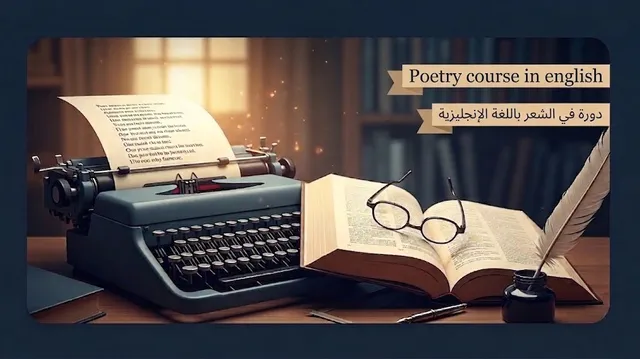 دورة كتابة الشعر عبر الإنترنت باللغة الإنجليزية