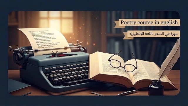 دورة كتابة الشعر عبر الإنترنت باللغة الإنجليزية مع تقييم شخصي