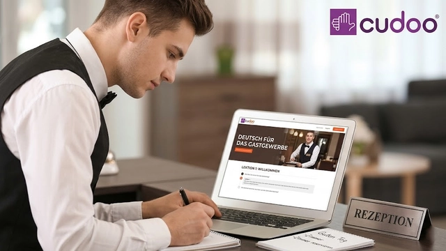 دورة عبر الإنترنت في اللغة الألمانية للضيافة لتعزيز علاقات الضيوف