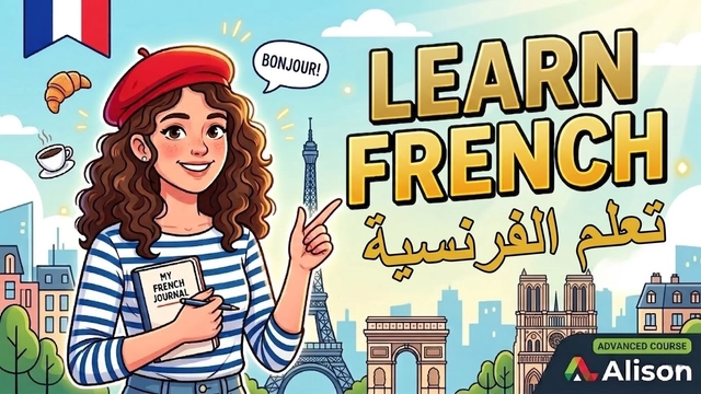 دورة مجانية عبر الإنترنت في دراسات اللغة الفرنسية