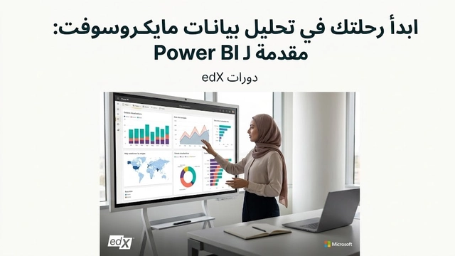 دورة عبر الإنترنت في تحليل البيانات لإتقان أساسيات مايكروسوفت Power BI