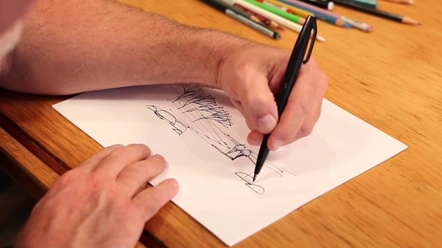 Free Online Course: Introduction to Freehand Drawing for Architecture, Interiors and Design