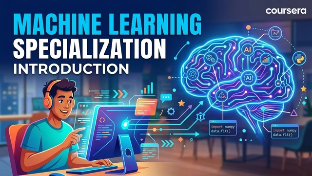 دورة عبر الإنترنت في التعلم الآلي مع شهادة أساسية