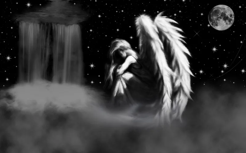 Short Touching Story: Black Death and the Sad Angel